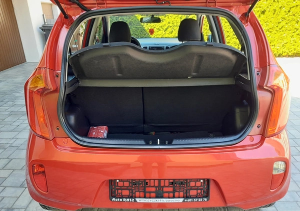 Kia Picanto cena 21900 przebieg: 44000, rok produkcji 2011 z Jarocin małe 172
